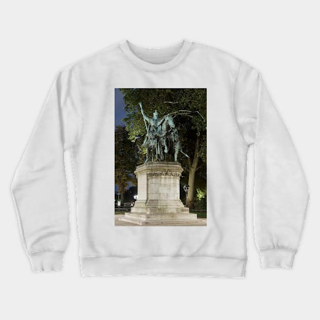 Equestrian Statue of Charlemagne © Crewneck Sweatshirt by PrinceJohn